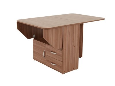 Компактный стол-книжка тумба с ящиками МебельСон Тумбо