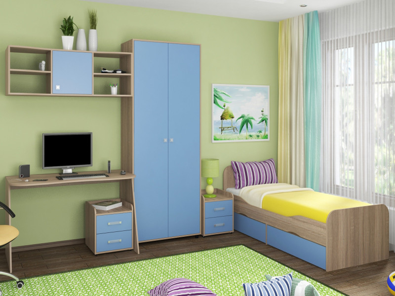 Детская комната ДЕЛЬТА Композиция 10 Детская комната ДЕЛЬТА Композиция 10