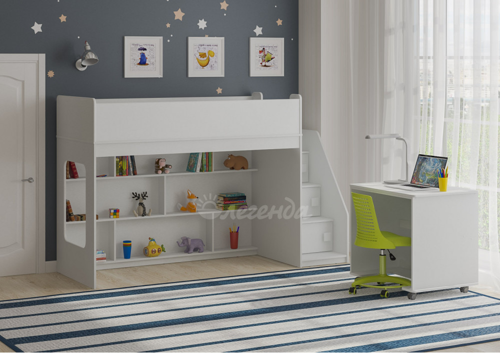 Кровать чердак Легенда  43.3.4
