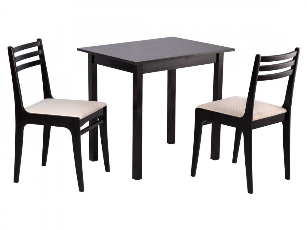 Обеденная группа для столовой и гостиной Мебвилл  Грис 2 + стула