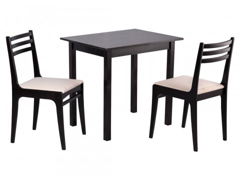 Обеденная группа для столовой и гостиной Мебвилл  Грис 2 + стула