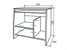 Столик для ноутбука МебельСон Кроха