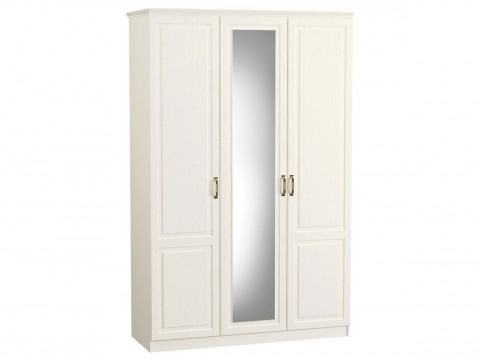 Распашной шкаф Моби Шкаф 3-х створчатый с карнизом Ливерпуль