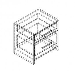 Спальня Валерия АРТ ширина 2.7 м