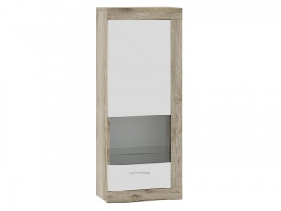 Шкаф-витрина НК-Мебель 71280121 ГЕНЕЗИС навесной()