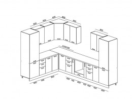 Кухня Грейс 2,7 метра