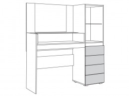 Спальный гарнитур  Леон КС