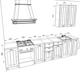 Кухня Мишель 2,5 метра