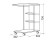 Деревянный сервировочный столик на колесах Мальта (Столик прикроватный) Деревянный сервировочный столик на колесах Мальта (Столик прикроватный)