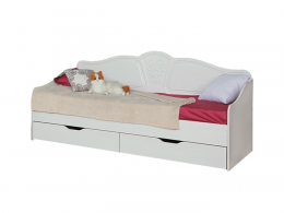 Кровать №4 с ящиками Тиффани 85 см