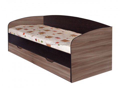 № 24    Кровать с ящиками (с основанием, без матр.) Статус 85 см