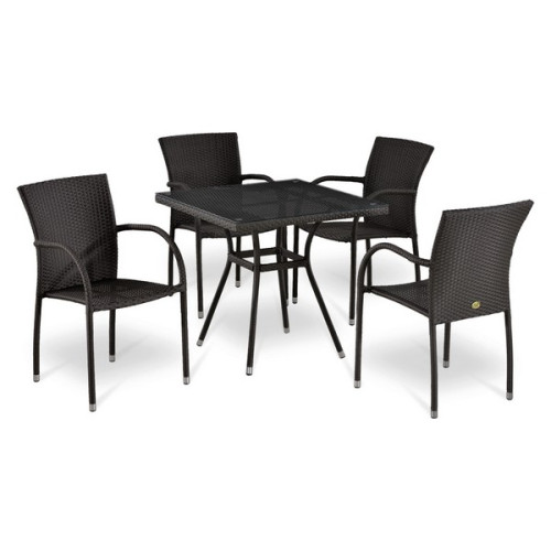 Комплект плетеной мебели  Т283BNT-W2390/Y282А-W52-4PCS