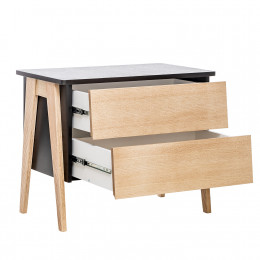 Тумба широкая Leset "Сканди" 2 ящ.