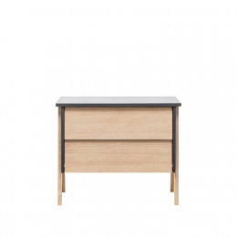 Тумба широкая Leset "Сканди" 2 ящ.