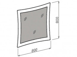 Зеркало Атлантида 80 см