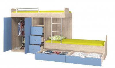 Детская кровать-чердак Дельта-18.04.02