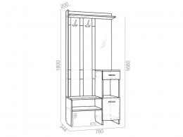 Прихожая МебельСон Яр
