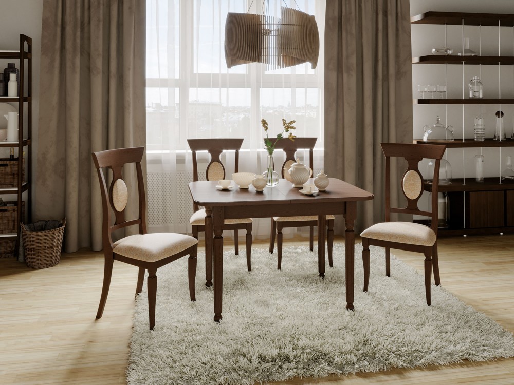 Обеденная группа для столовой и гостиной  Валенсия -311.01 + Денвер Тип  Стул