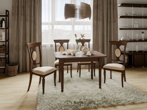 Обеденная группа для столовой и гостиной  Валенсия -311.01 + Денвер Тип  Стул