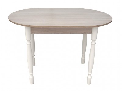  Стол овальный СМ ДСП ясень светлый