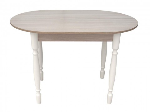 Стол овальный СМ ДСП ясень светлый