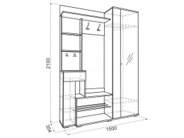 Прихожая МебельСон Грация 