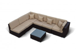 Комплект плетеной мебели  YR822-W53