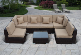 Комплект плетеной мебели  YR822-W53