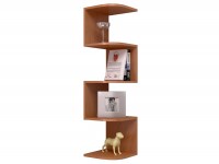 Угловая настенная полка Полки Снейк-1