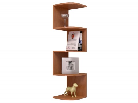 Угловая настенная полка Полки Снейк-1