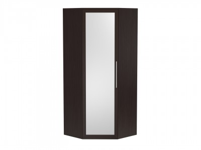Угловой распашной шкаф с зеркалом  Шкаф угловой с зеркалом Парма