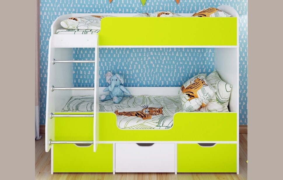 Двухъярусная кровать Двойняшка