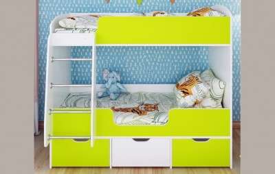 Двухъярусная кровать Двойняшка