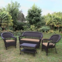 Комплект плетеной мебели  LV130 Brown/Beige
