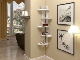 Настенная полка  навесная Тип 2 угловая