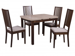 Обеденная группа для столовой и гостиной Мебвилл Орлеан + 4 стула Родос