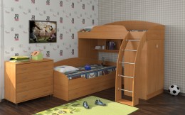 Детская комната Соня  с комодом