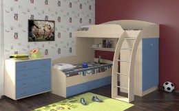 Детская комната Соня  с комодом