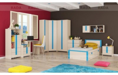 Модульная детская Пионер, индиго