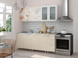 Кухонный гарнитур BTS Латте 200 см