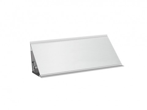 Плинтус алюминиевый гладкий