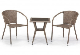 Комплект плетеной мебели из искусственного ротанга  T25A/Y137C-W53 / T25B/Y137C-W56 2Pcs
