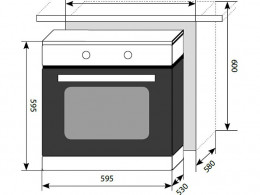 Духовой шкаф EDM 040 BL