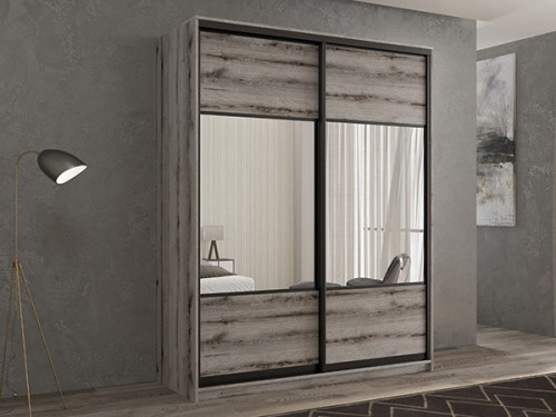 Шкаф-купе Кааппи 6 Эвок Окаменелый 270х60х230 см Шкаф-купе Кааппи 6 Эвок Окаменелый 270х60х230 см
