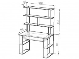 Письменный стол  Смарт 1