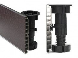 Ножка регулируемая пластик H-150mm