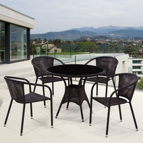Комплект плетеной мебели из искусственного ротанга  T197ANS-W53/Y137B-W51 4Pcs