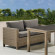 Комплект плетеной мебели T256B/S59B-W65 Light brown Комплект плетеной мебели T256B/S59B-W65 Light brown