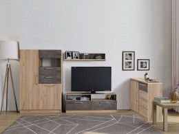 Шкаф-витрина  Лофт