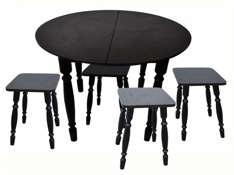 Комплект обеденный с круглым раздвижным столом